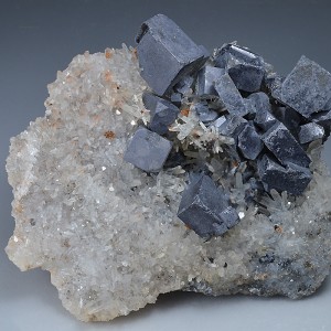 Galena on Quartz