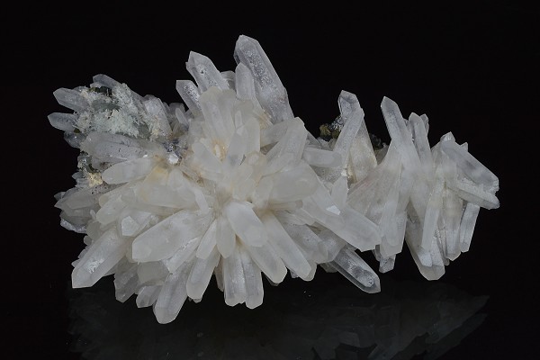 Bi-terminated Quartz, Chalcopyrite, Sphalerite
