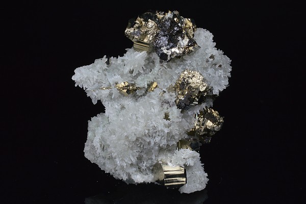 Quartz, Pyrite, Sphalerite