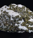 Chalcopyrite on Manganoan Calcite