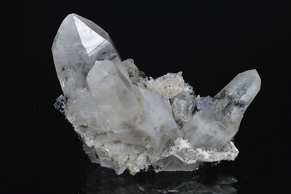Quartz with inclusions, Sphalerite, Galena