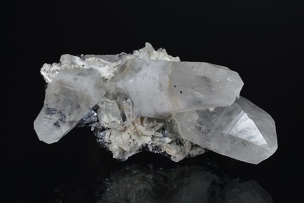 Quartz with inclusions, Sphalerite, Galena