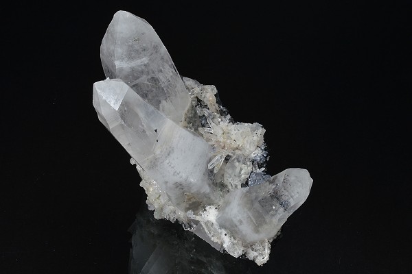 Quartz with inclusions, Sphalerite, Galena