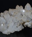 Quartz with growth phantoms, Calcite, Pyrite