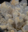 Quartz with growth phantoms, Calcite, Pyrite