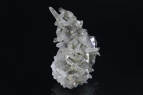 Quartz with inclusions, Galena, Chlorite
