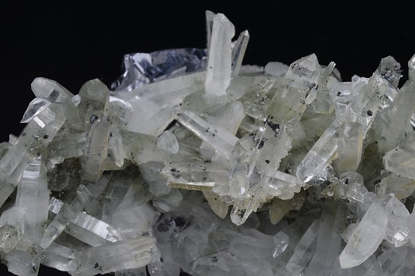 Quartz with inclusions, Galena, Chlorite