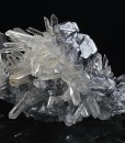 Spinel law twin Galena on Quartz