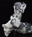 Truncated Galena, Cleiophane, Calcite, Quartz