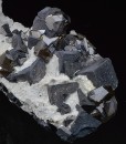 Truncated Galena, Cleiophane, Calcite, Quartz
