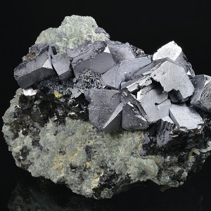 Twinned and truncated Galena, Sphalerite