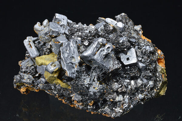 Skeletal Galena, Chalcopyrite, Sphalerite