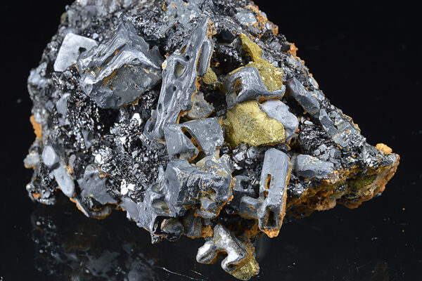Skeletal Galena, Chalcopyrite, Sphalerite