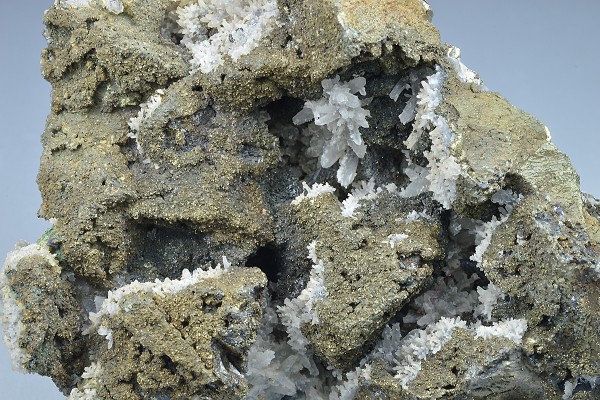 Iridescent Chalcopyrite, Quartz