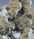 Iridescent Chalcopyrite, Quartz