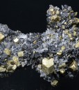 Chalcopyrite, Sphalerite tetrahedrons, Quartz