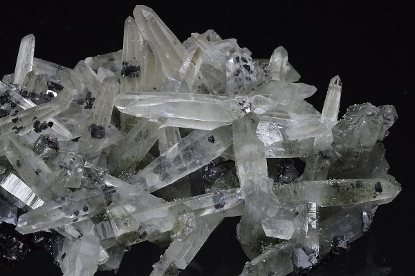 Bi-terminated Quartz, Sphalerite, Galena, Chlorite