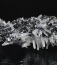 Quartz on Sphalerite tetrahedrons, Galena