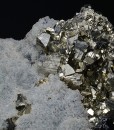 Pyrite on Quartz, Sphalerite