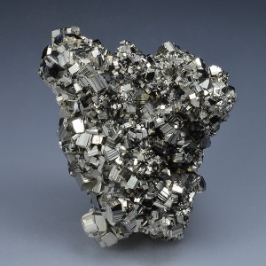 Pyrite with bi-terminated Quartz inclusions