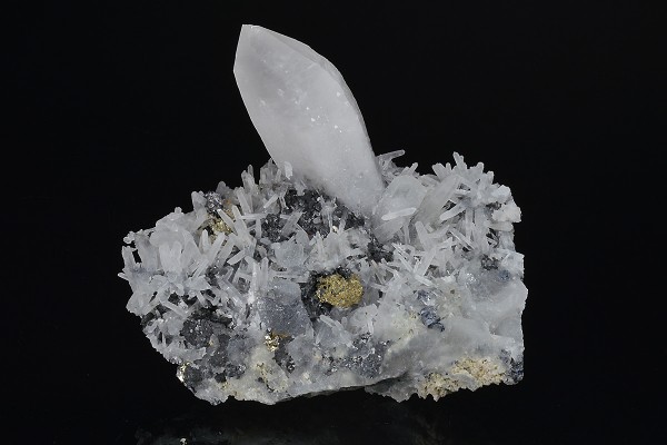 Quartz, Pyrite, Chalcopyrite, Sphalerite