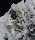 Quartz, Pyrite, Chalcopyrite, Sphalerite