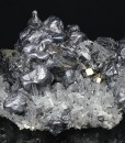 Twinned Galena, Sphalerite, Quartz, Pyrite