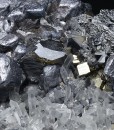 Twinned Galena, Sphalerite, Quartz, Pyrite