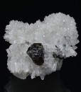 Cleiophane on bi-terminated Quartz