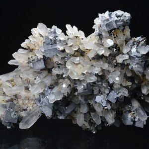 Quartz, Sphalerite, Galena, Chalcopyrite