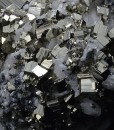 Pyrite, Quartz, Calcite, Sphalerite