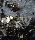 Pyrite, Quartz, Sphalerite, Calcite