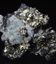 Pyrite, Quartz, Sphalerite, Calcite