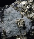 Pyrite, Quartz, Sphalerite, Calcite