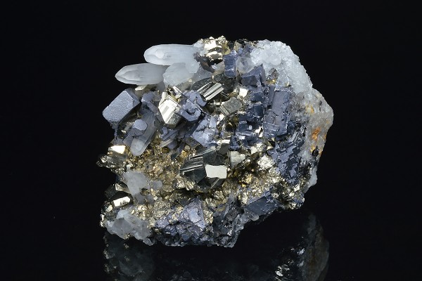 Pyrite, Galena, Quartz