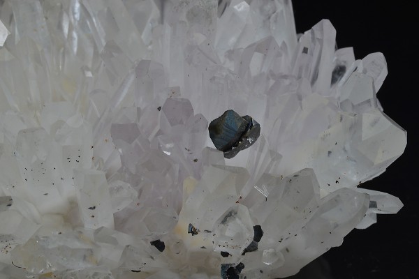 Chalcopyrite and Sphalerite on Quartz