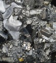 Twinned and truncated Galena, Sphalerite