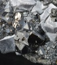 Twinned and truncated Galena, Sphalerite