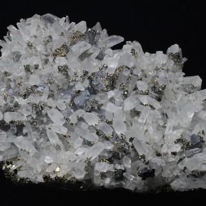 Quartz, Galena, Pyrite, Sphalerite