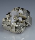 Calcite on Pyrite