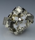 Calcite on Pyrite