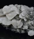Calcite on Quartz, Sphalerite
