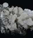 Calcite on Quartz, Sphalerite