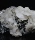 Calcite on Quartz, Sphalerite