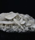 Calcite on Quartz, Sphalerite