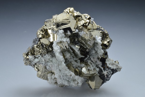 Pyrite, Quartz