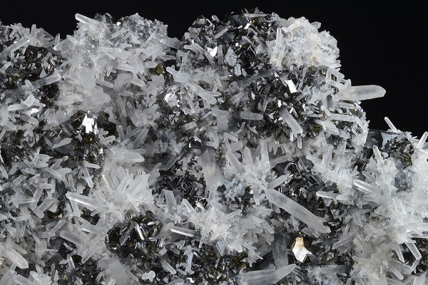 gem Sphalerite var.Cleiophane, Quartz, Galena
