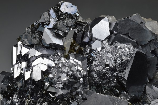 Truncated Galena, Cleiophane, Calcite
