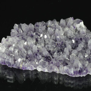 Quartz var.Amethyst, Pyrite