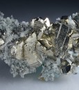 Pyrite, Quartz, Calcite, Chalcopyrite
